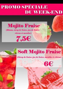 Promo mojito fraise_Franconville